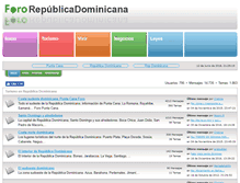 Tablet Screenshot of fororepublicadominicana.com